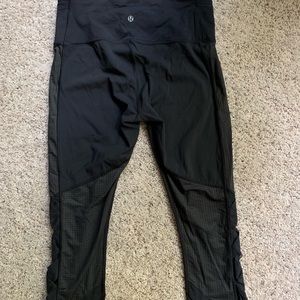 Cropped ballet detail legging